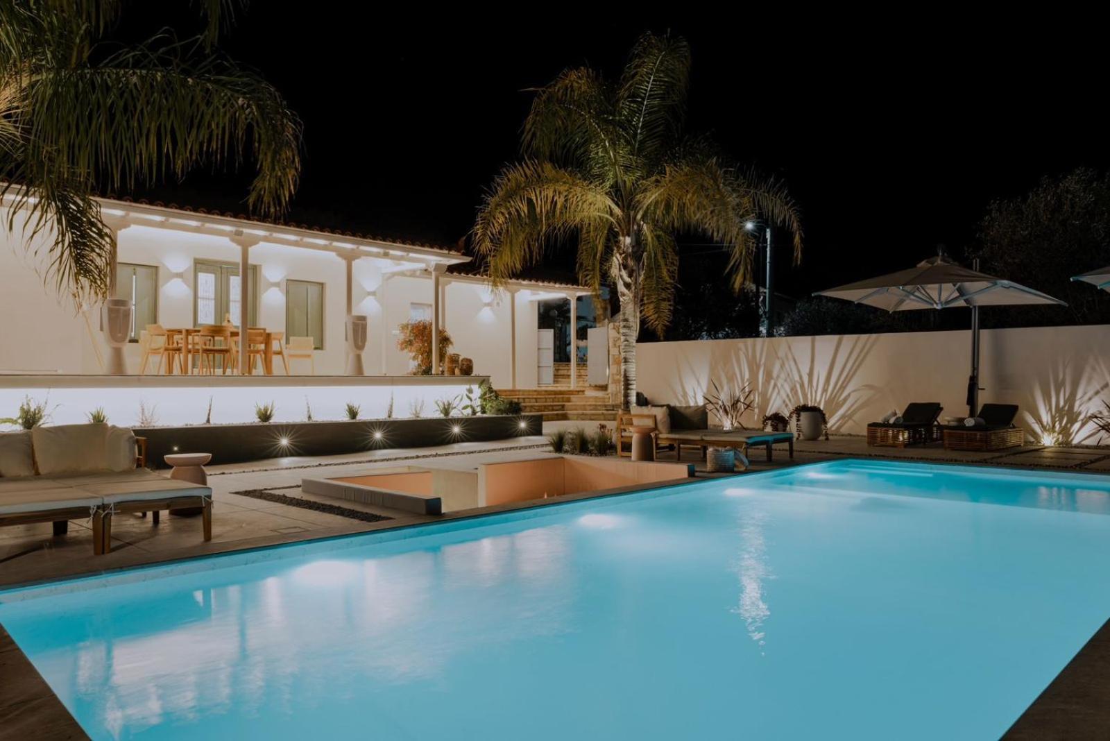 Nafplio Blue Topaz Poolside Villa المظهر الخارجي الصورة