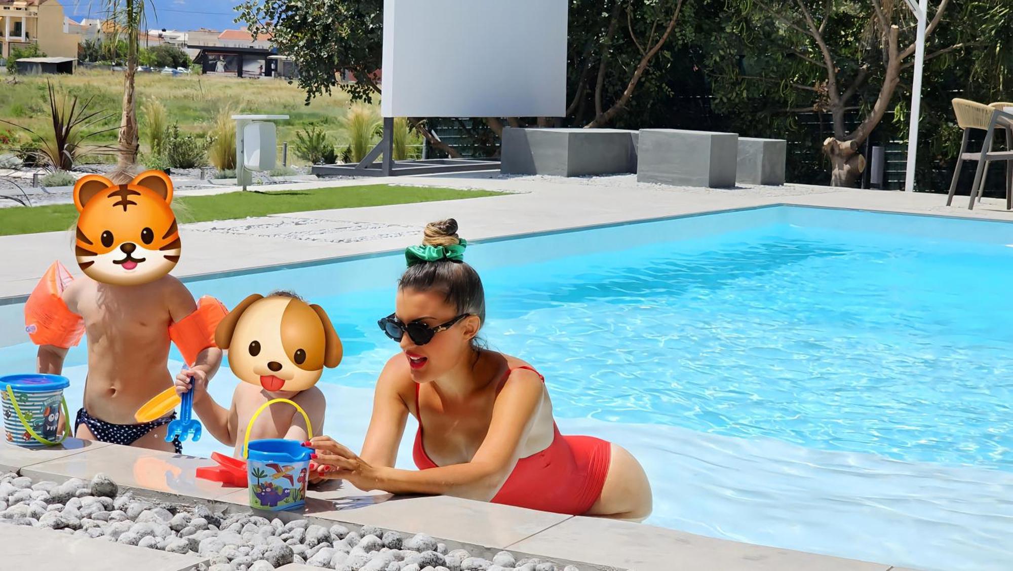 Nafplio Blue Topaz Poolside Villa المظهر الخارجي الصورة