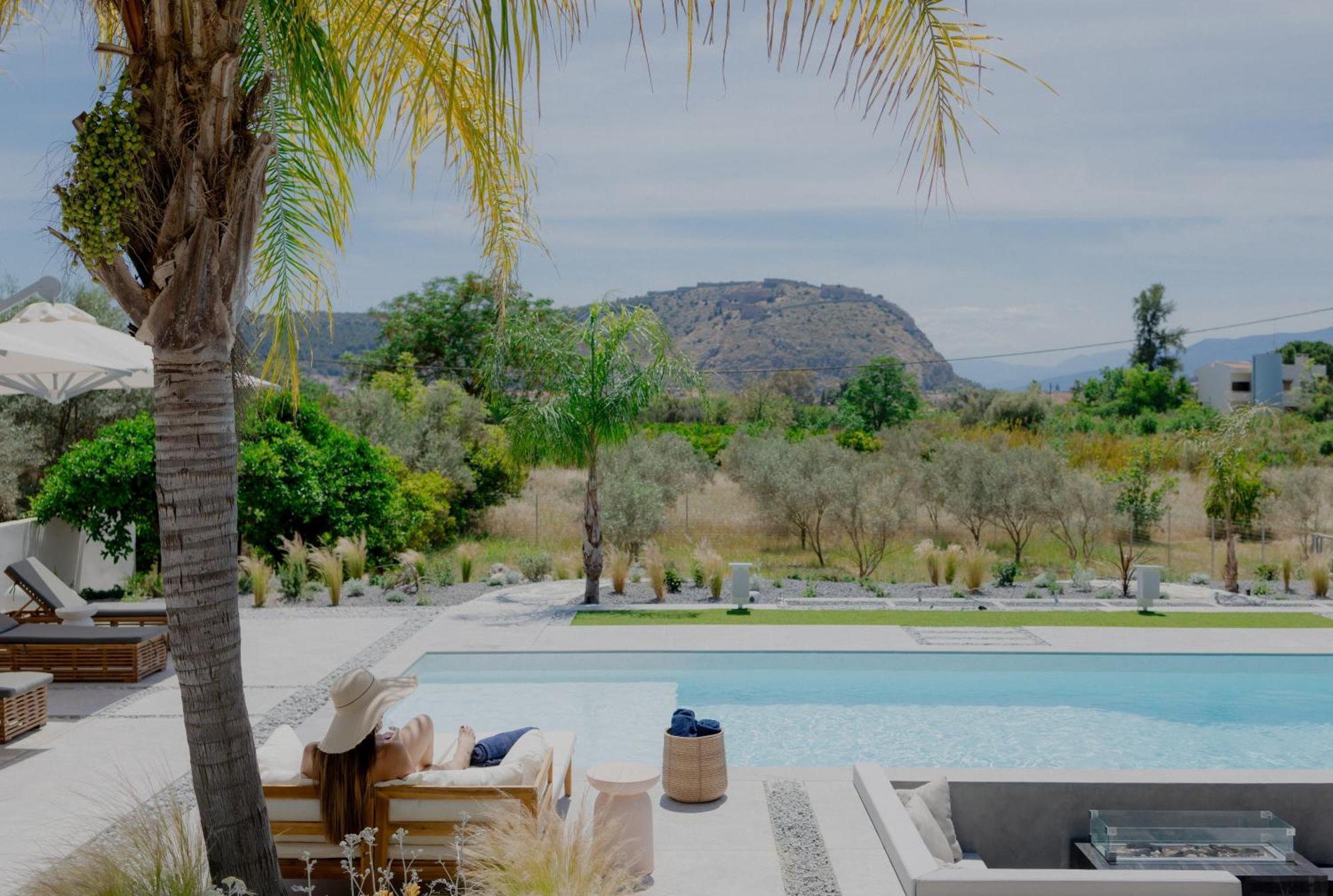 Nafplio Blue Topaz Poolside Villa المظهر الخارجي الصورة